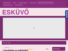 Tablet Screenshot of eskuvo.hu